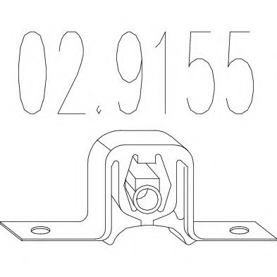 MTS 02.9155 Rubber Buffer, silencer